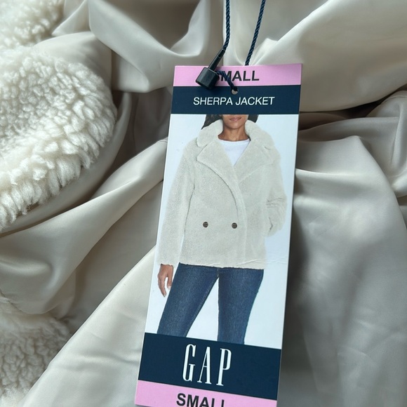Gap women’s jacket size small cream color new - Picture 8 of 11